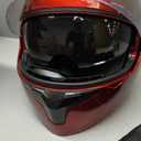 Adult Modular Motorcycle Helmets, DOT Approved Flip up Dual Visor Full Face Helmet for Men Women Moto ATV UTV Snowmobile ADV Four Wheeler Street Bike with Gloves & Mask (Red, S)