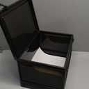 Large Medicine Lock Box with Dual 3-Digit Combination Locks, 24L Lockable Storage Box for Medication, Snacks, Phone, and Electronics - BPA-Free Organizer Bin for Home, Office, Fridge, and Safety (Black)