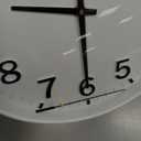 HZDHCLH White Wall Clocks Battery Operated 12 inch Silent Non Ticking Modern Wall Clock for Living Room Bedroom Kitchen Office Decor