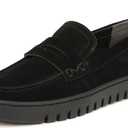 Vionic Women's Uptown Loafer (10 Wide, Black Suede)