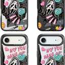 for iPhone Air Case Cute - Durable Shockproof 6.6 ft Drop Impact Phone Case - Funny Skeleton Halloween Horror Design for iPhone 17 Air (6.5") Black