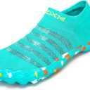 TOLLN Quick-Dry Barefoot Water Shoes for Men, Women & Youth  Versatile Aqua Socks for Beach, Pool, Kayaking, Hiking, Surfing, Yoga & Outdoor Sports (Mint Green)