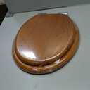 Angel Shield Wood Veneer Natural Toilet Seat with Quiet Close,Easy Clean, Quick-Release Hinges(Round,Wood)