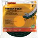 Frost King R516H 1-1/4-Inch by 7/16-Inch by 10-Foot Thick Sponge Rubber Foam Tape, Black