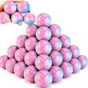 24Pcs Squishy Balls for Mermaid Birthday Party Favors Decorations Supplies,Squeeze Toys for Goodie Bags Pinata Stuffers, Party Games, Rewards Carnival Prizes