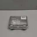 ABS Plastic Dustproof Waterproof IP65 Junction Box Hinged Shell Universal Electrical Project Enclosure Gray, with PC Transparent Clear Cover 5.9 x 3.9 x 2.8inch(150 x100 x70mm)