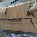 VEVOR 38 in x 75 in Folding Bed with 5 in Mattress, Twin Size, White, Metal Frame & Memory Foam Mattress, Portable Rollaway Bed, 450 lbs Weight Capacity, Adult Guest Bed (No Mattres) 