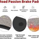 Road Passion Front Brake Pads for HONDA CBR 600 RR 2017-2020 F/CBR 600 RR ABS 2017-2021 F