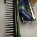 Floor Scrub Brush with Long Handle: 3 in 1 Heavy-Duty Floor Scrubber Brush with Squeegee for Cleaning Tile Bathroom Deck Kitchen Patio - Blue