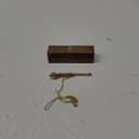 Solid Brass/Copper Boatswain (Bosun) Whistle with Rosewood Box 5" Brass Rustic Vintage Home Decor Gifts