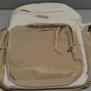 LOVEVOOK Laptop Backpack for Women with Pouch Pocket for Large Capacity Cup,15.6 Inch Laptop Computer Bag Travel Backpack Purse,Waterproof Work Business Backpack College Teacher Bags,Beige-Khaki