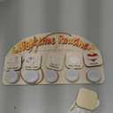 Bedtime Routine Chart for Toddlers, Visual Schedule Chore Chart Night to Do List with 5 Tap Lights & 8 Activity Cards Planning, Wooden Schedule Board for Kids, Preschoolers, Autism, ADHD Tools