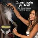 CHI Handheld Garment Steamer for Clothes, Fabric Brush, Large 300 ml Water Tank, 2 Steam Modes, Ergonomic Handle, Portable Steamer for Clothes, 10’ Cord, (11590)
