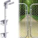 36" Chain Link Drop Rod, Pull Style Fence Gate Latch for 1-3/8" Frame