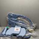 Toddler Step Stool Chair Onasti Kids 3 Step Standing Tower for Toddlers Plastic Learning Helper Stool for Kitchen Counter Bathroom Sink Toilet Potty Training with Handles and Non-Slip Pads-Blue