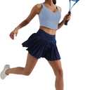 Women's Bustier Corset Crop Tank Tops Sleeveless Trendy Scoop Neck for Women Going Out Tops Summer Sexy High Impact (Blue, M)