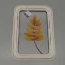 HH 11.8in Clear Wall Sign Leaf Yellow