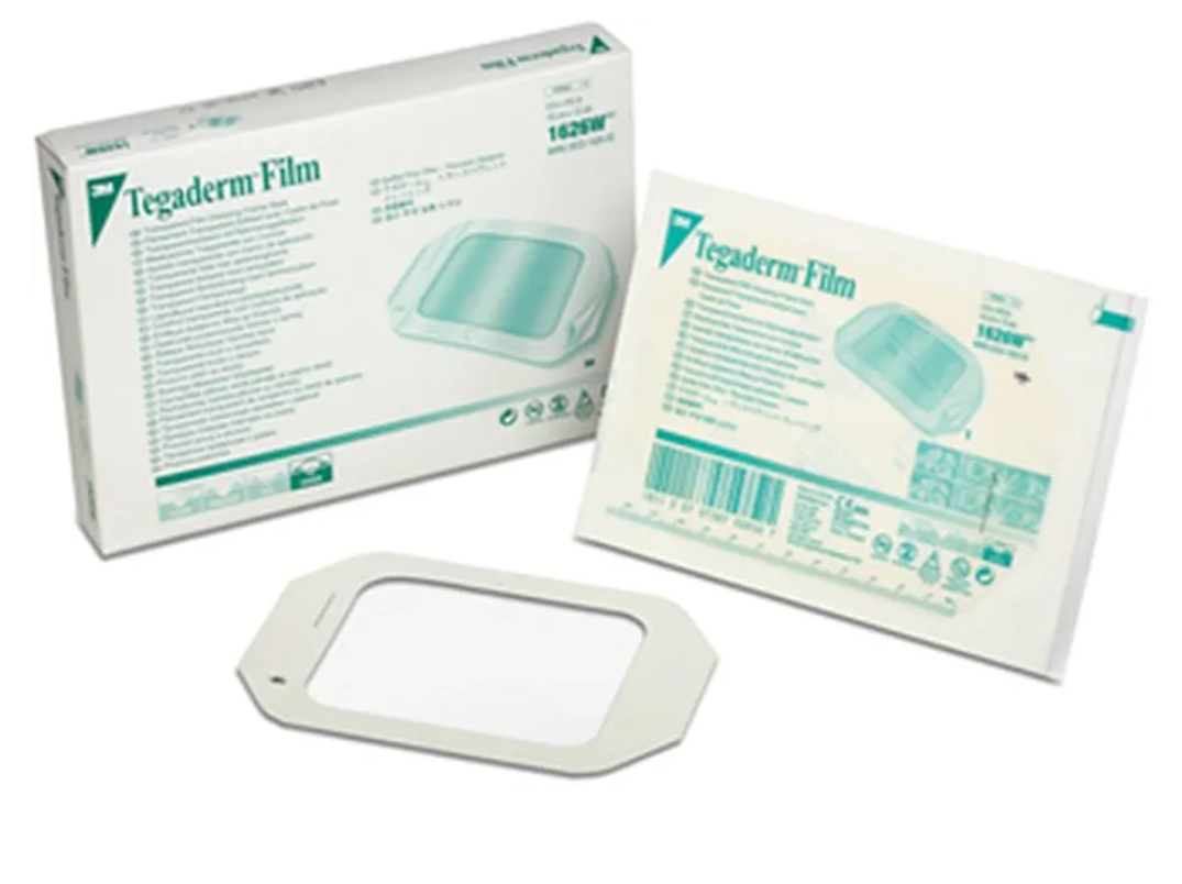 3M Tegaderm Transparent Film Dressing Frame Style 1626W, 400 Bags (Pack of 4)