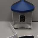 PeckCam Bird Feeder with Camera with AI Identify 10000+ Birds Species, 3 Solar Panels, 2K Live View, Instant Arrival Alerts, Smart Bird House with Cam, Gift for Bird Lovers (Blue)