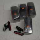 Hanaive 4 Sets Bright LED Bike Light Set USB Rechargeable Bicycle Front Headlight Back Taillight Waterproof Bicycle Light Cycling Accessories for Men Women Night Road Mountain Riding