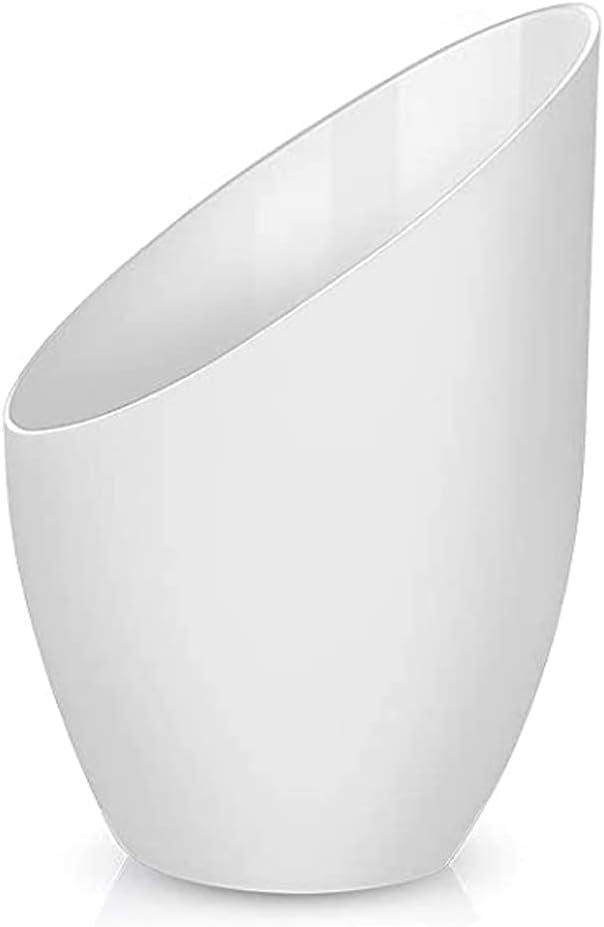 Pack of 2 Plastic Lampshade,5.7 inch High,4.1 inch Diameter,1.65 inch Fitter, Replacement Plastic Lamp Shade for LED Floor Lamp [White]