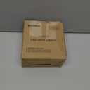 SUNVIE 2 Pack LED 120V SpotLights Indoor, 3W Up Lights Floor Spotlight, 3000K Uplights Indoor Accent Lighting for Plants Pictures Artwork, 5.9 FT Cord with Foot Switch (Black)