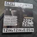 20-Pack Peel and Stick Marble Wall Tiles, 12” x 12” Self-Adhesive Backsplash Tile, PVC Wall Panels for Bathroom, Kitchen, Living Room and Laundry Room, Polish Dark Grey&White Marble (Not Real Tile)