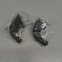 JWWY Bumper Tow Hook Covers Tow Trailer Hitch Receiver Cover Towing Hitch Rubber Sleeve Protector Cover Trim Fit for 2007-2026+Jeep Wrangler JL Gladiator JT 4XE JK Exterior Accessories 2pcs Balck