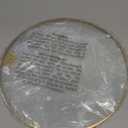 REDHUGO Handmade Glass Frame for Pressed Flowers, Wall Hanging Brass Floating Double Glass Round Picture for Dried Flowers Poster, Home Wall Decor, Circle, Gold (FRAME ONLY)