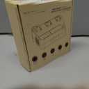 250W Conversion Plug, International Travel Converter with 4 USB Ports, lowering 220V to 110V for 100V-240V Areas and Different Countries Plugs Using US Electrical Devices (White)