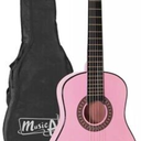 Music Alley MA-51 Classical Acoustic Guitar Kids and Junior Pink, Half Size