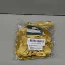 50 Pcs Gold Satin Ribbon Bows with Twist Ties & Adhesive Dots  3.5" x 3.5" Pre-Tied Gift Bows for Candy Bags, Crafts, Gift Wrapping, Baby Showers, Weddings & Party Favors