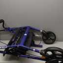 Drive Medical Hugo Elite Rollator Walker with Seat, Backrest and Basket, Blue