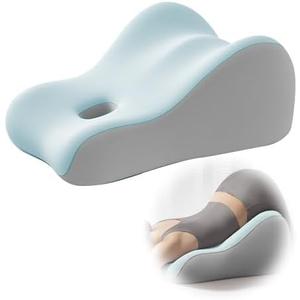 Intimacy Wedge Pillow for Couples  Memory Foam Support Cushion for Waist, Neck & Back, Waterproof & Portable with Washable Cover, Ideal for Sitting, Lying & Adult Play (Blue)