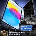 SPARIN Screen Protector for iPad A16 11 inch 11th/10th Generation 10.9 Inch (2025/2022), Tempered Glass with Auto Application Tray for iPad 11/10 Gen, Easy Installation, Case Friendly, 2 Pack