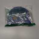 PAGE ONE Mens Winter Slouchy Beanie Warm Fleece Lined Skull Cap Baggy Cable Knit Hat (Blue)