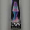 Lava Lamp - 14.5" Polar Glimmer - The Original Motion Light - Silver Glitter, Multicolor Base and Globe - Item #2048 