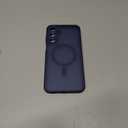 CANSHN Designed for Samsung Galaxy A16-5G Case [Full Camera Protection] [Compatible with Magsafe] Translucent Matte Back Protective Phone Cover, Deep Blue