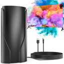 TV Antenna, Digital Indoor HD Antennas, Outdoor Antenna with Hooks Digital Antenna for Smart tv Indoor/Outdoor Antenna Supports 4K 8K 1080p