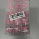 UNA GELLA French Toe Nail Press Ons, Pre-Etched 15 Sizes 180Pcs Sharp Square X-Soft Pink Press On Toenails False Toes Soft Gel Square Full Cover Fake Toenails for Nail Extensions DIY Salon Pedicure