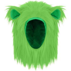 Adult Lions Hat for Women Cosplay Costume Accessory for Halloween Party Funny Novelty Headwear for Christmas (Green)