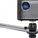 Universal Projector Wall Mount - 360Adjustable Aluminum Alloy Bracket for Home and Office, with 1/4' Screw