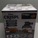 Ninja Crispi 4-in-1 Portable Glass Air Fryer Cooking System, 1500W, 4QT & 6-Cup TempWare Glass Containers with Storage Lids, Microwave, Freezer & Dishwasher Safe, Cyberspace Gray, FN101GY  )