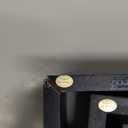 MELANNCO Floating Wall Square Cube Shelves for Bedroom, Living Room, Bathroom, Kitchen - Wood, Set of 3, Black