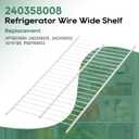 240358008 Refrigerator Freezer Shelf - Replacement for Kenmore & Frigidaire& Crosley, Replaces 240358002, 240358005, 3016195, AP5803890,Full Width Freezer Shelf