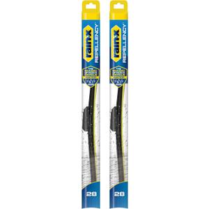 Rain-X 810366 Repellency Water Repellent Wiper Blades, 28" Windshield Wipers (Pack of 2), All Weather Streak-Free for Enhanced Visibility w/Water Repellency Formula