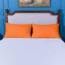 NTBAY Queen Pillowcase Set - 4 Pack Brushed Microfiber 20x30 Pillowcases - Soft, Wrinkle-Free, Fade-Resistant, Stain-Resistant, Orange Pillowcases with Envelope Closure - 20x30 Inches, Orange