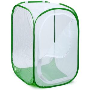 RESTCLOUD 36" Large Monarch Butterfly Habitat, Giant Collapsible Insect Mesh Cage Terrarium Pop-up 24 x 24 x 36 Inches