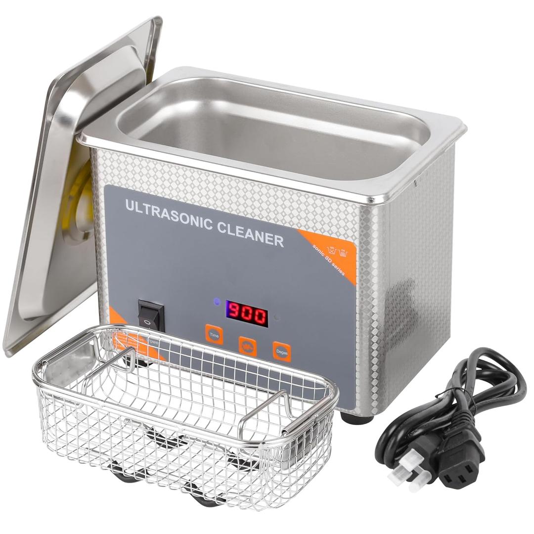 Kendal Commercial Grade 35watts 600ml Ultrasonic Cleaner 40kHz with Digital Timer Cleaning Machine,for Watch Instruments Industrial Parts Excellent Cleaner Solution