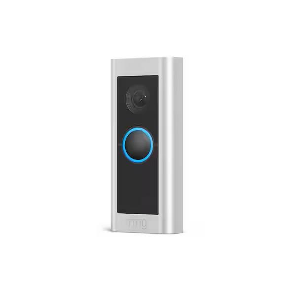 Ring Video Doorbell Pro Smart Wi-Fi - Wired - Satin Nickel